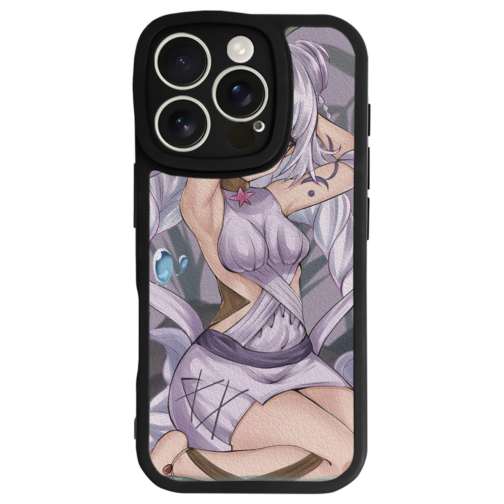 （画像用） 遊☆戯☆王 Yu-Gi-Oh! 【iPhone 16シリーズ対応】シリコンスマホケース（レザー調） 材質：シリコン